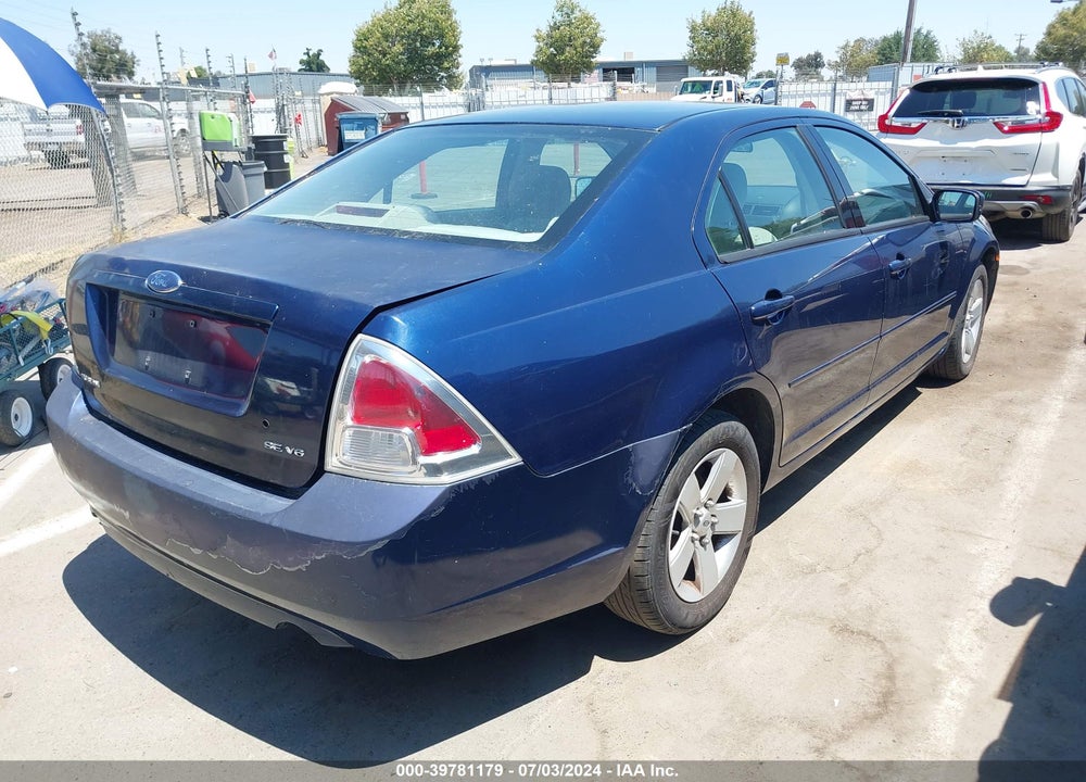 2006 FORD FUSION SE VIN: 3FAFP071X6R110556