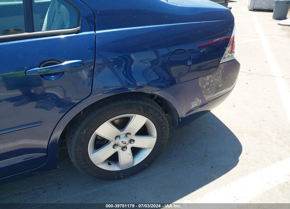 2006 FORD FUSION SE VIN: 3FAFP071X6R110556