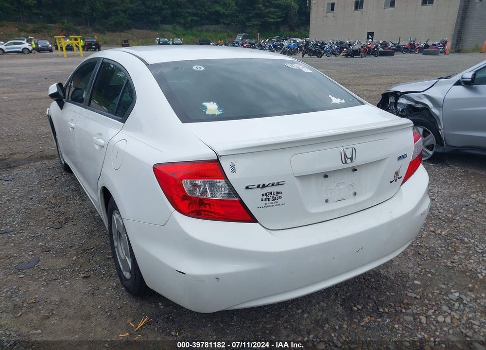 2012 HONDA CIVIC HF VIN: 2HGFB2F69CH553114