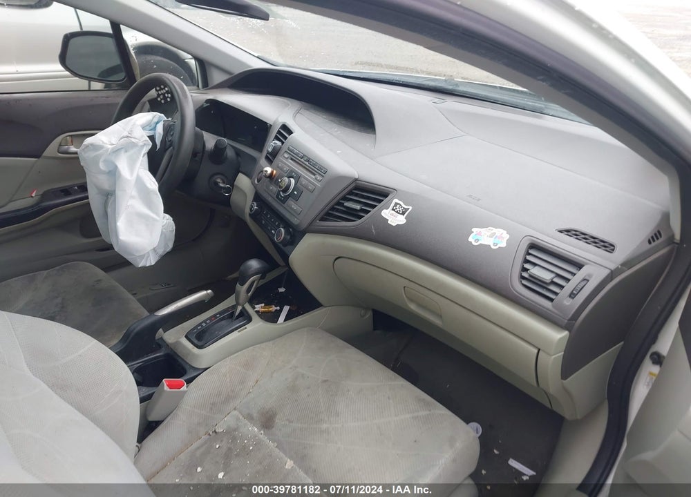 2012 HONDA CIVIC HF VIN: 2HGFB2F69CH553114