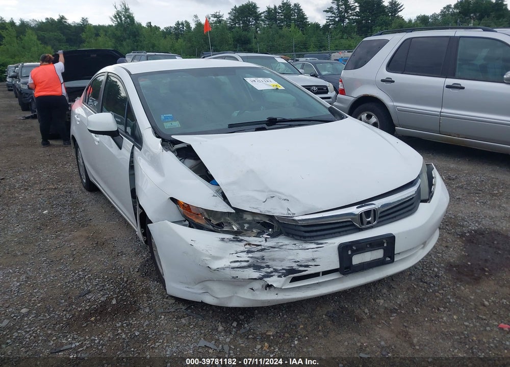 2012 HONDA CIVIC HF VIN: 2HGFB2F69CH553114