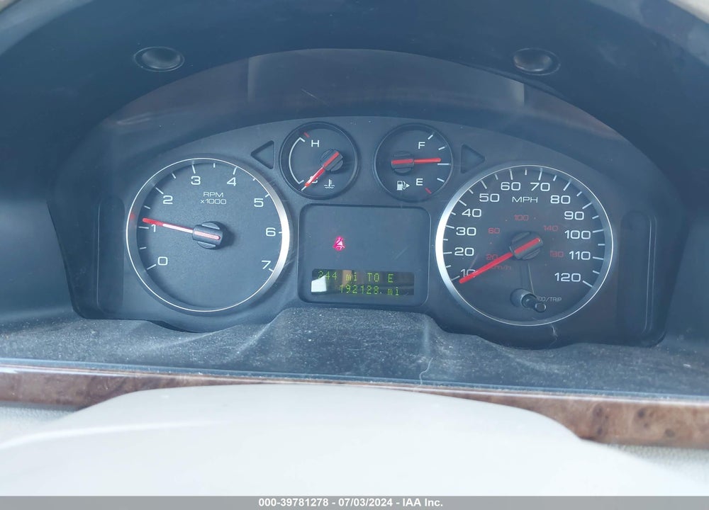 2007 FORD FIVE HUNDRED SEL VIN: 1FAHP241X7G130646