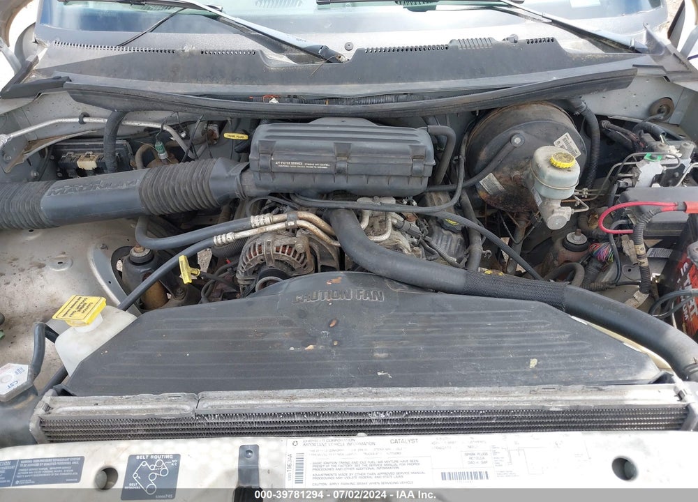 1999 DODGE RAM 1500 ST VIN: 3B7HF13Z6XG247580