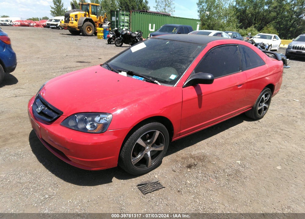 2002 HONDA CIVIC LX VIN: 1HGEM22522L069824