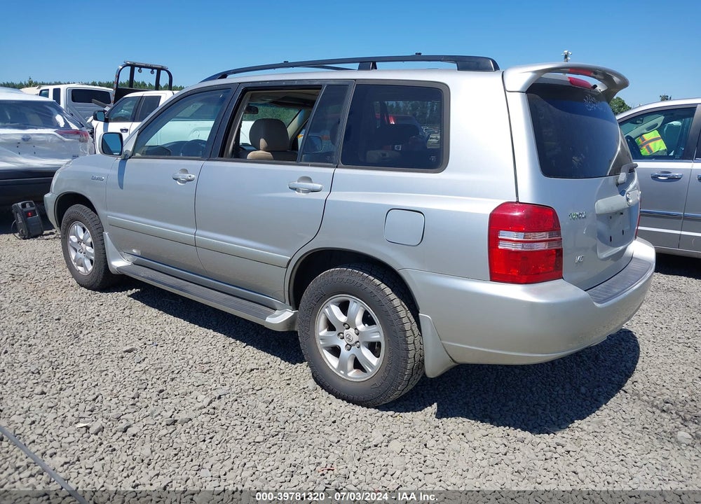 2002 TOYOTA HIGHLANDER LIMITED V6 VIN: JTEGF21A420049944