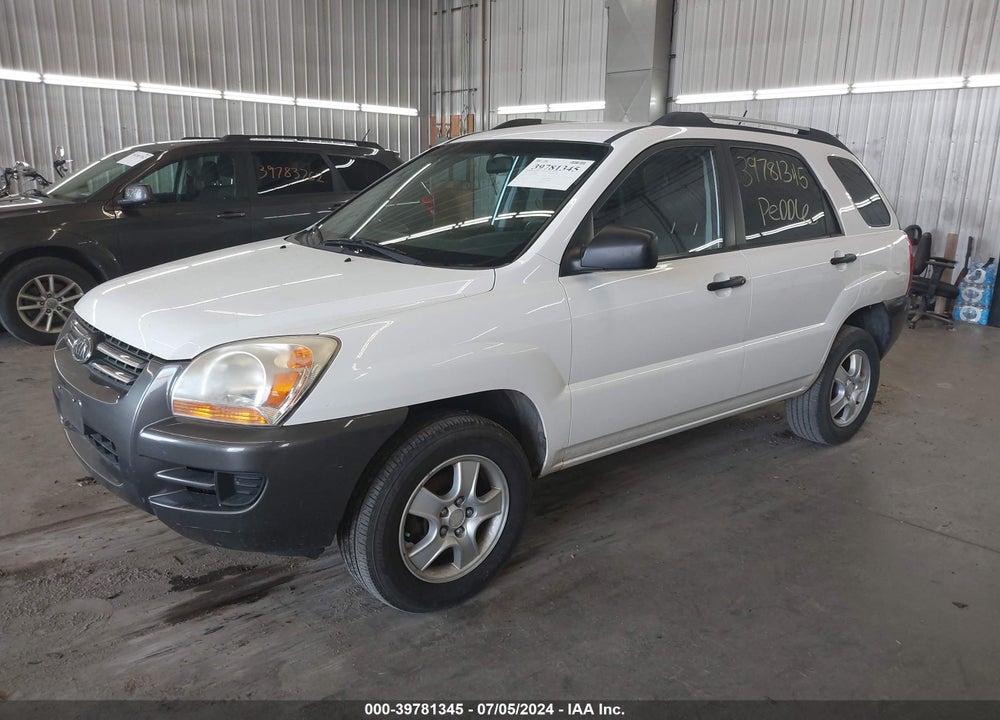 2007 KIA SPORTAGE LX VIN: KNDJF724477388900