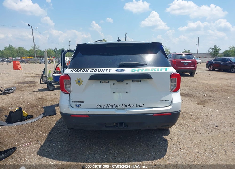 2020 FORD POLICE INTERCEPTOR UTILITY VIN: 1FM5K8AB5LGD09646
