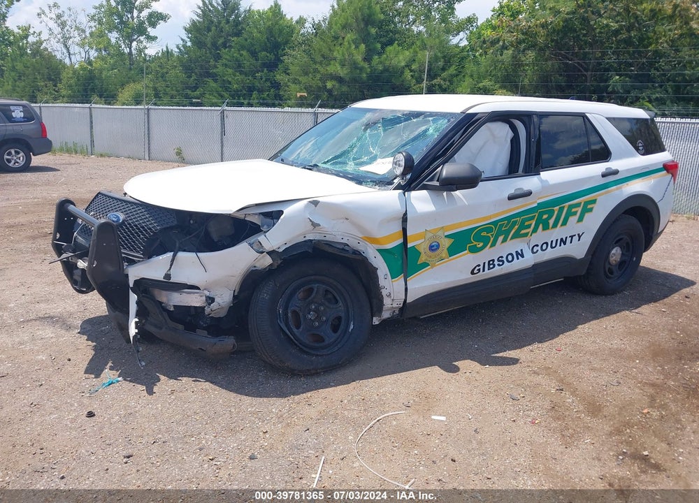 2020 FORD POLICE INTERCEPTOR UTILITY VIN: 1FM5K8AB5LGD09646