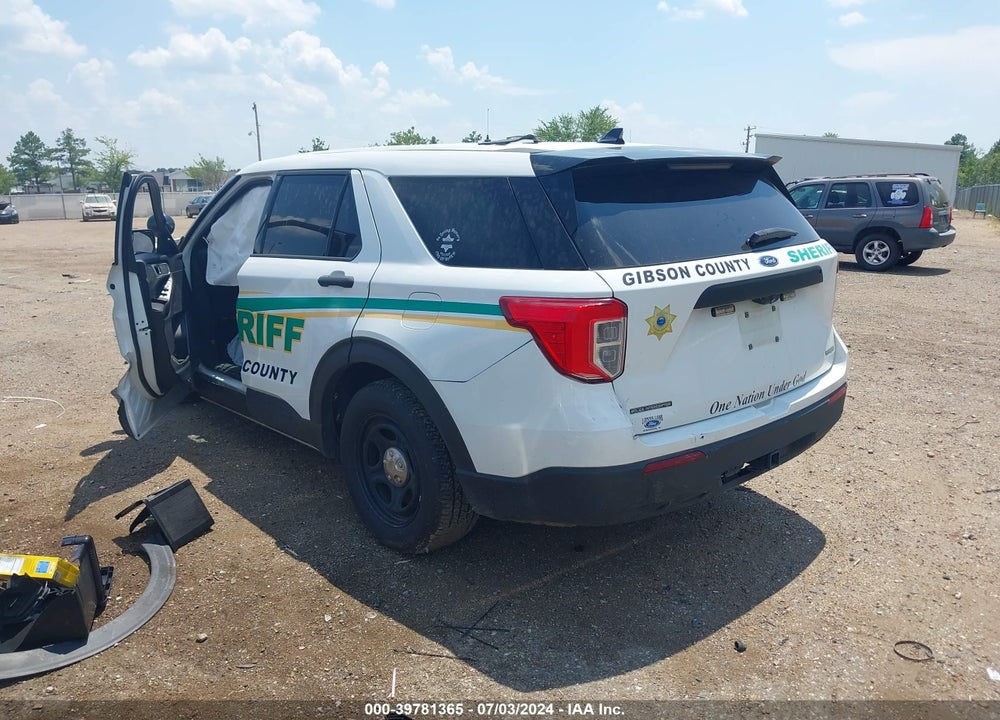 2020 FORD POLICE INTERCEPTOR UTILITY VIN: 1FM5K8AB5LGD09646