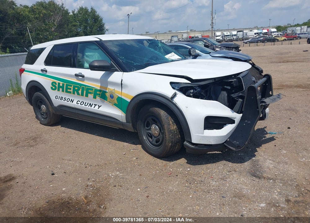2020 FORD POLICE INTERCEPTOR UTILITY VIN: 1FM5K8AB5LGD09646