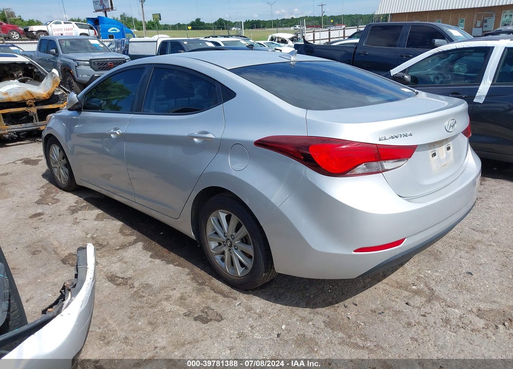 2015 HYUNDAI ELANTRA SE VIN: KMHDH4AE6FU323316