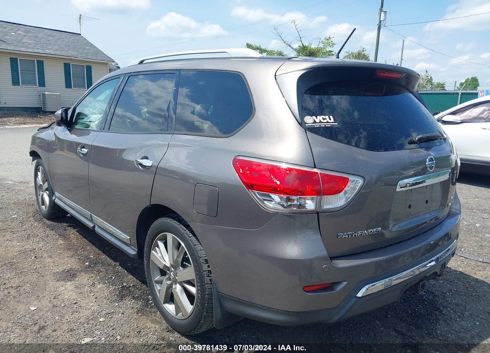 2013 NISSAN PATHFINDER PLATINUM VIN: 5N1AR2MM3DC672458