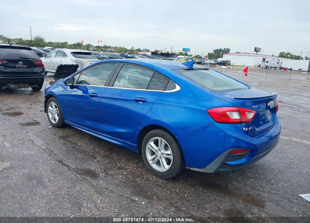 2018 CHEVROLET CRUZE LT AUTO VIN: 1G1BE5SM3J7144392