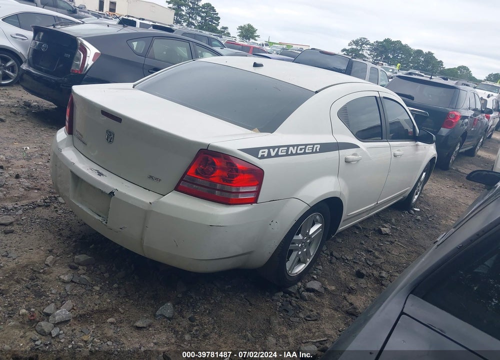 2008 DODGE AVENGER SXT VIN: 1B3LC56K88N206564
