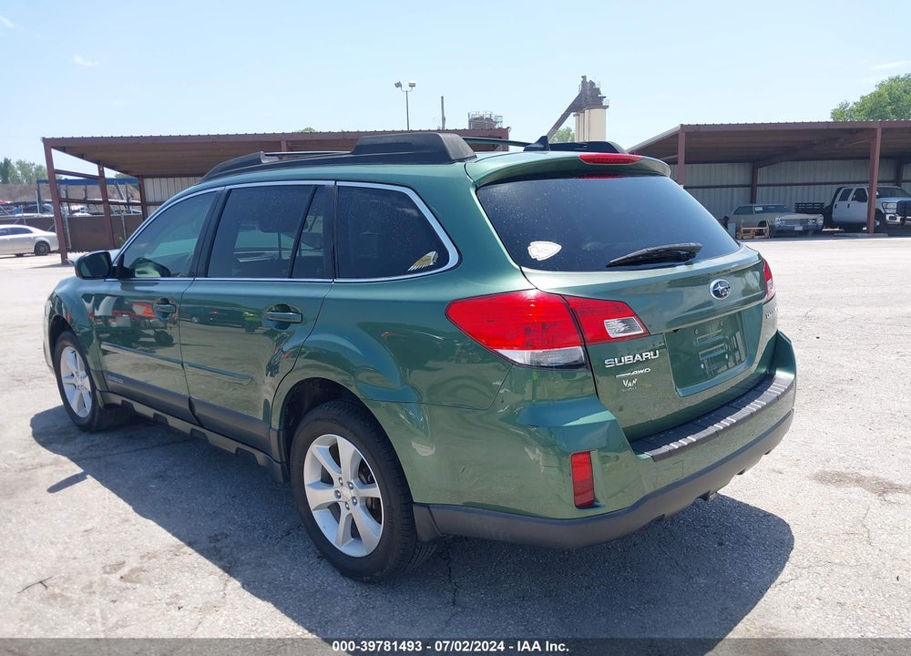 2014 SUBARU OUTBACK 2.5I LIMITED VIN: 4S4BRCNC5E3291387