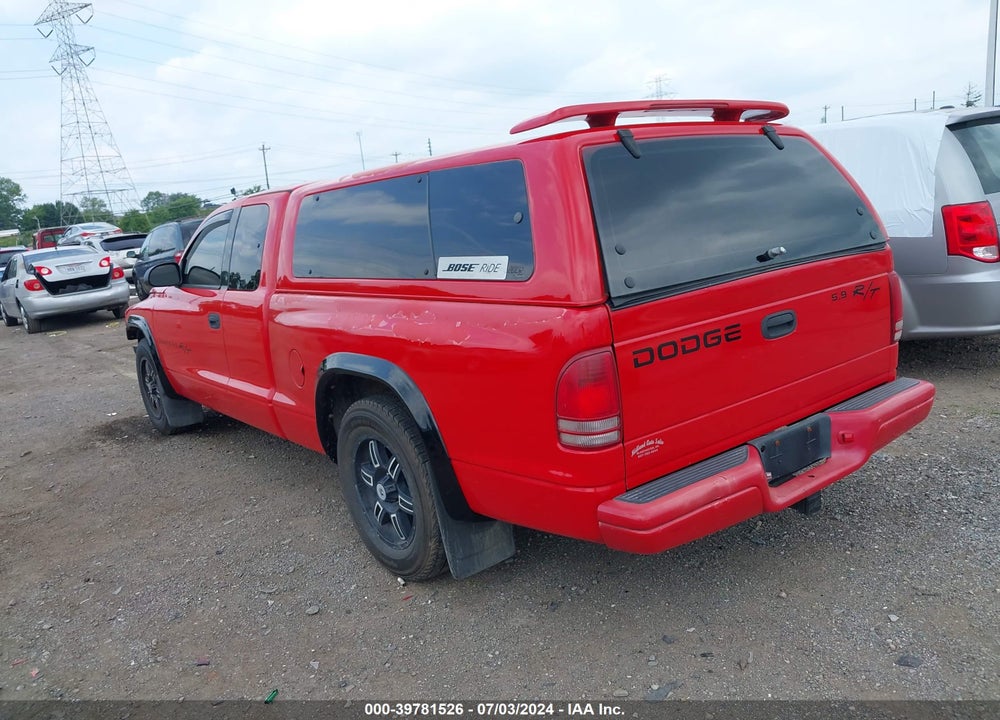 1999 DODGE DAKOTA SPORT VIN: 1B7GL22Z9XS109732