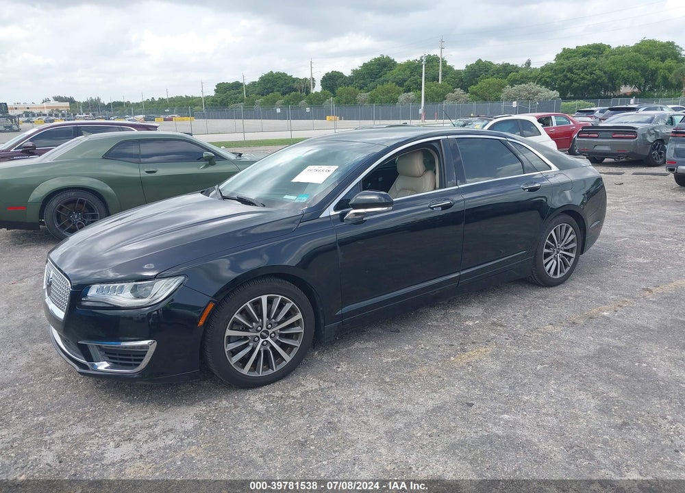 2017 LINCOLN MKZ SELECT VIN: 3LN6L5CC1HR615295