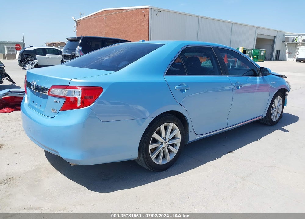 2012 TOYOTA CAMRY HYBRID VIN: 4T1BD1FK4CU062554
