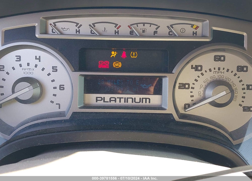 2009 FORD F-150 KING RANCH/LARIAT/PLATINUM/XL/XLT VIN: 1FTPW12VX9FA31066