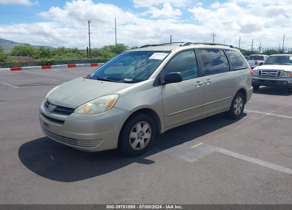 2004 TOYOTA SIENNA LE VIN: 5TDZA23C94S074686