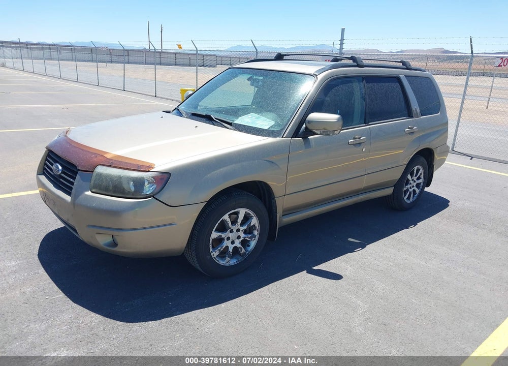 2008 SUBARU FORESTER 2.5X VIN: JF1SG656X8H705282