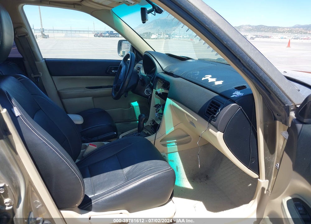 2008 SUBARU FORESTER 2.5X VIN: JF1SG656X8H705282