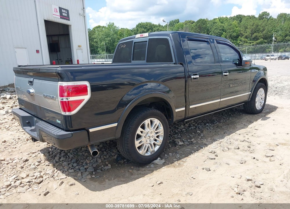 2010 FORD F-150 PLATINUM VIN: 1FTFW1CVXAFA92271