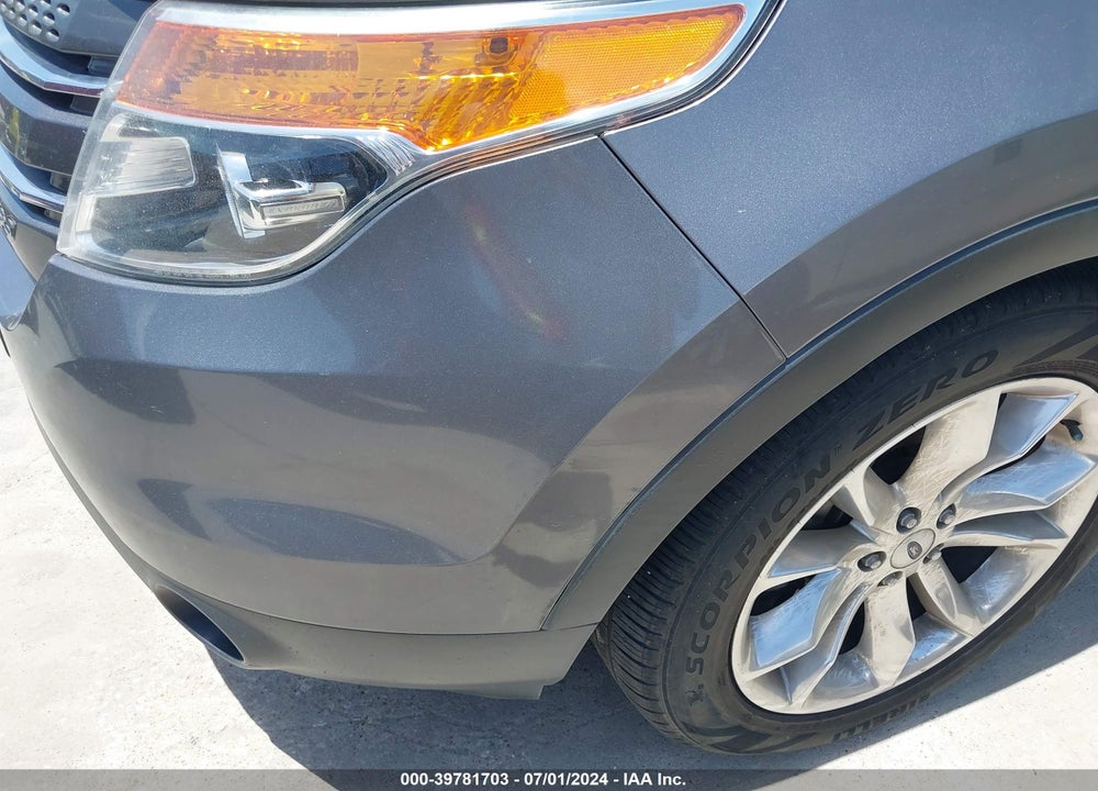 2013 FORD EXPLORER LIMITED VIN: 1FM5K7F82DGB62291