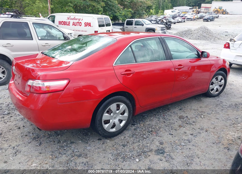 2007 TOYOTA CAMRY LE VIN: 4T1BE46K27U009565