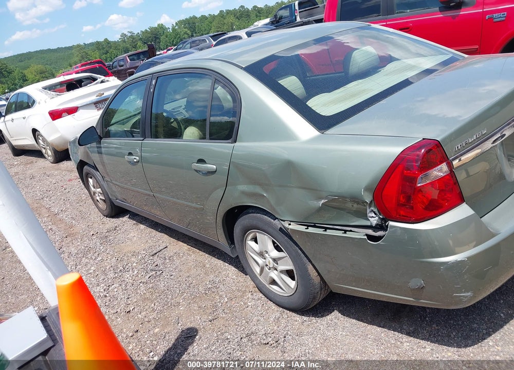 2005 CHEVROLET MALIBU LS VIN: 1G1ZT54845F188238