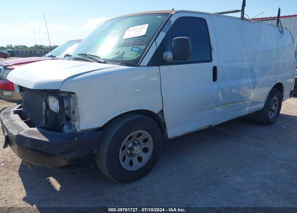 2010 CHEVROLET EXPRESS 1500 WORK VAN VIN: 1GCUGADX6A1100691