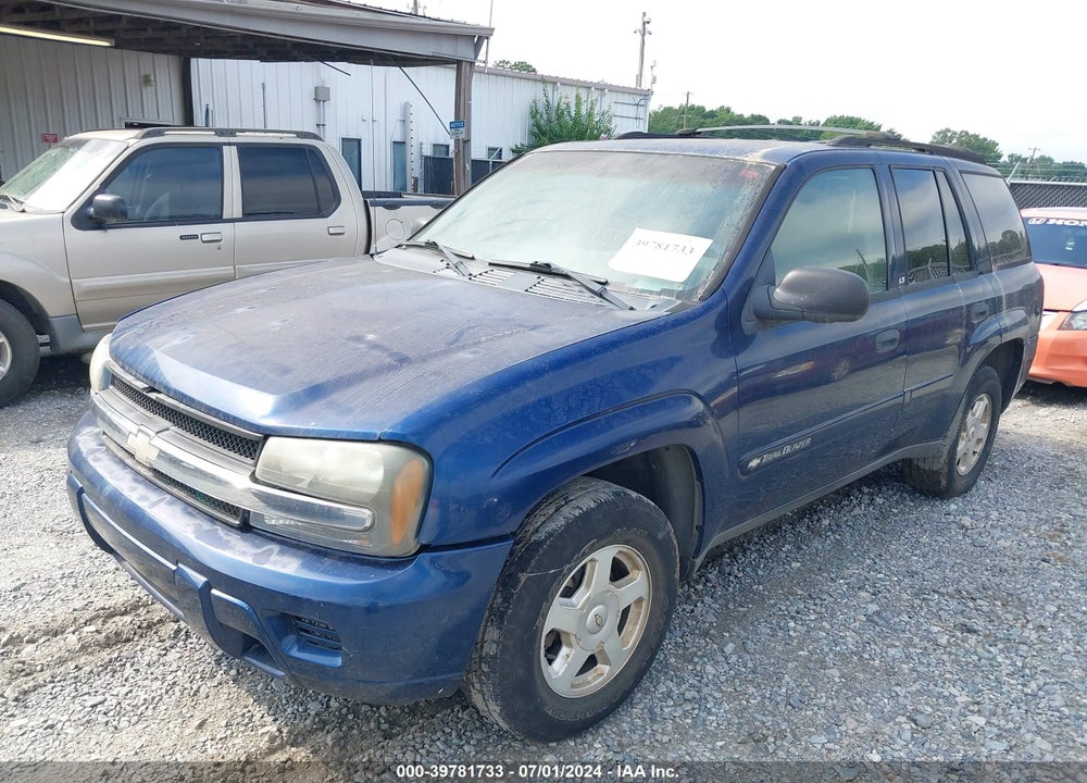 2002 CHEVROLET TRAILBLAZER LS VIN: 1GNDS13S122498867