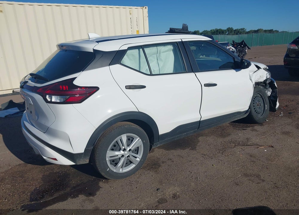 2022 NISSAN KICKS S XTRONIC CVT VIN: 3N1CP5BV4NL507138