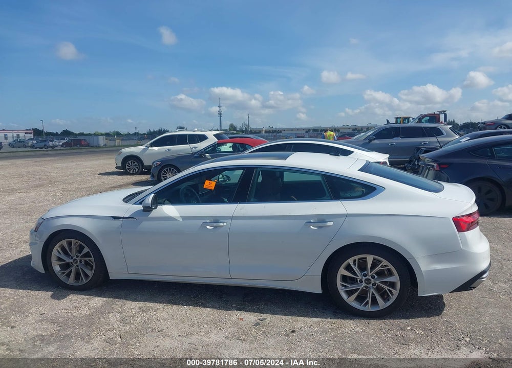2021 AUDI A5 SPORTBACK PREMIUM 40 TFSI QUATTRO S TRONIC VIN: WAUABCF53MA040024