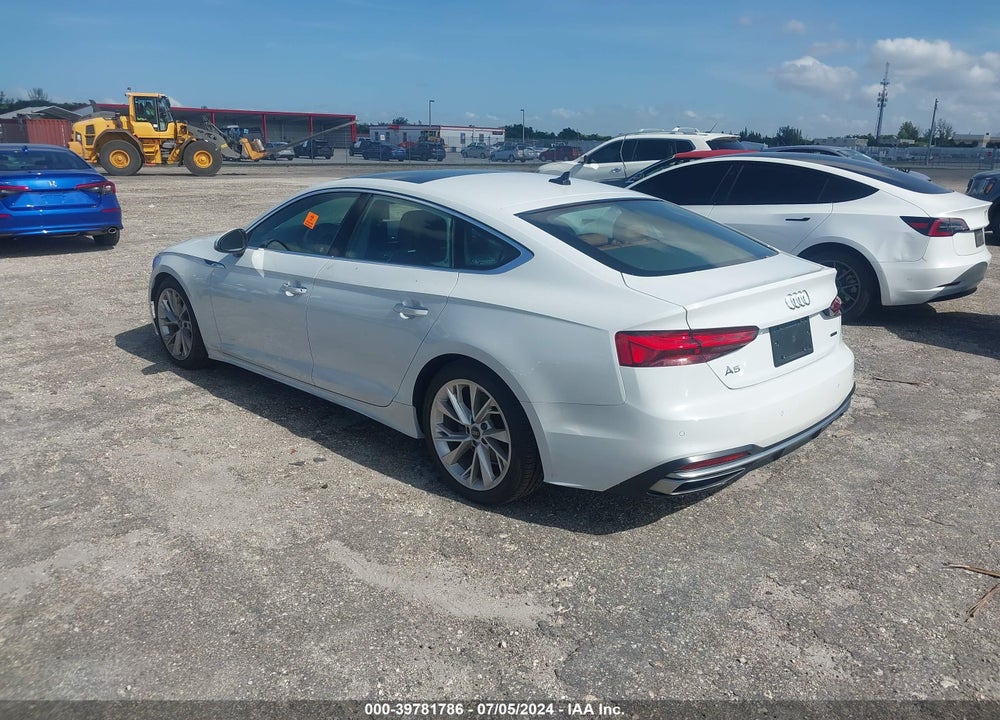 2021 AUDI A5 SPORTBACK PREMIUM 40 TFSI QUATTRO S TRONIC VIN: WAUABCF53MA040024