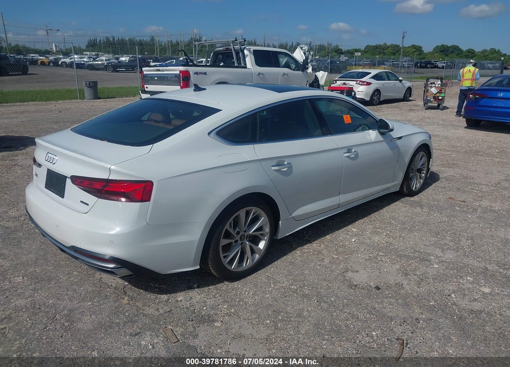 2021 AUDI A5 SPORTBACK PREMIUM 40 TFSI QUATTRO S TRONIC VIN: WAUABCF53MA040024