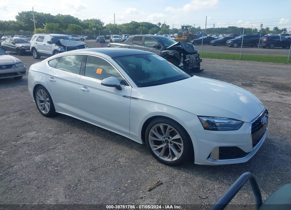 2021 AUDI A5 SPORTBACK PREMIUM 40 TFSI QUATTRO S TRONIC VIN: WAUABCF53MA040024
