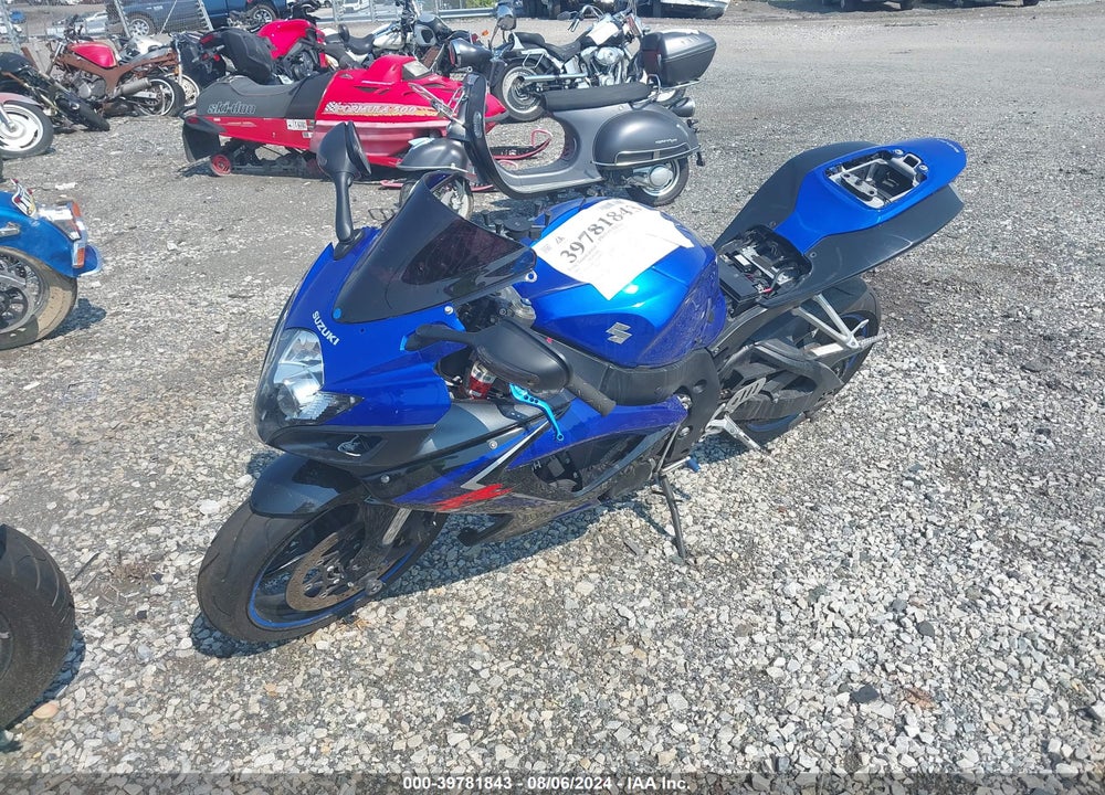 2007 SUZUKI GSX-R600 VIN: JS1GN7DA272116837