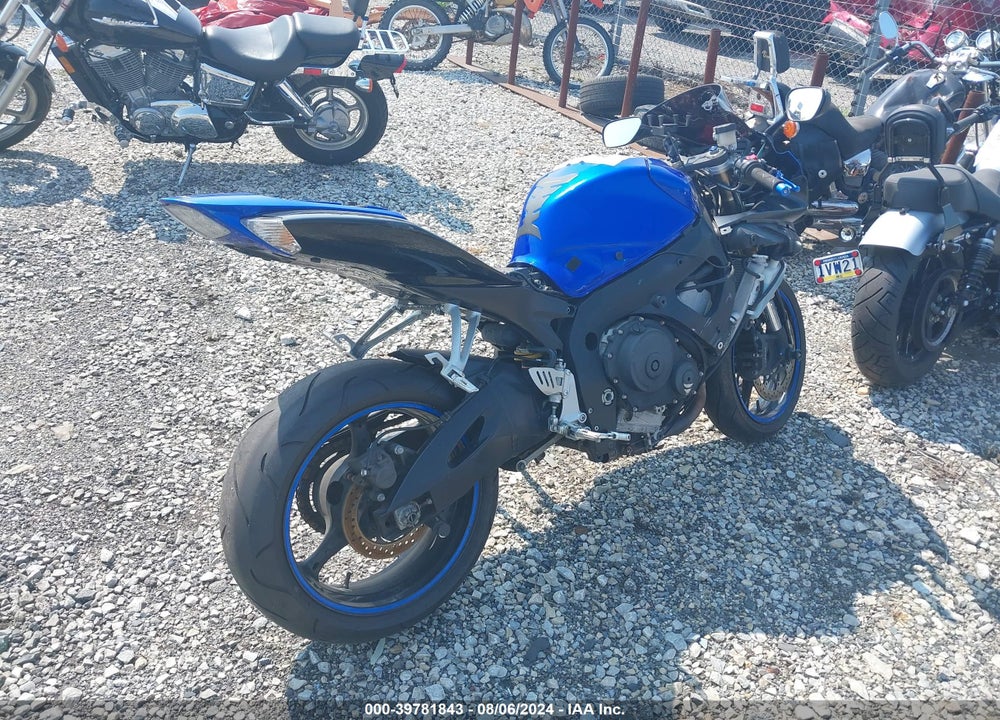 2007 SUZUKI GSX-R600 VIN: JS1GN7DA272116837