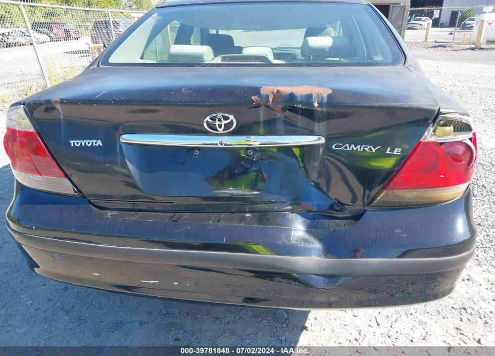 2005 TOYOTA CAMRY LE VIN: 4T1BE32K95U060316
