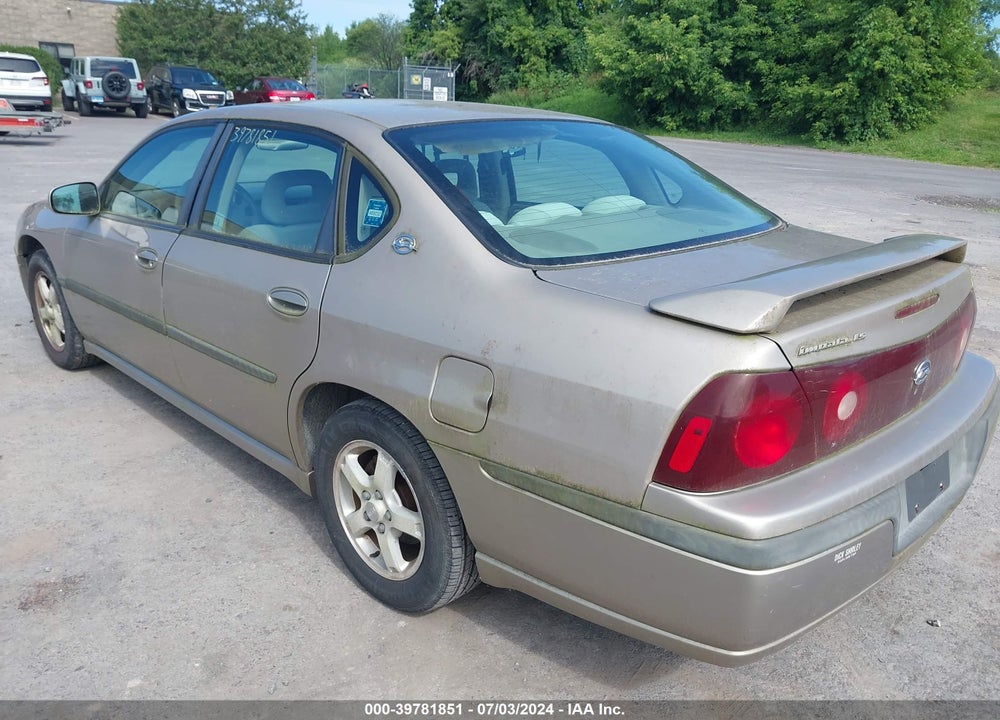 2003 CHEVROLET IMPALA LS VIN: 2G1WH52K139276690