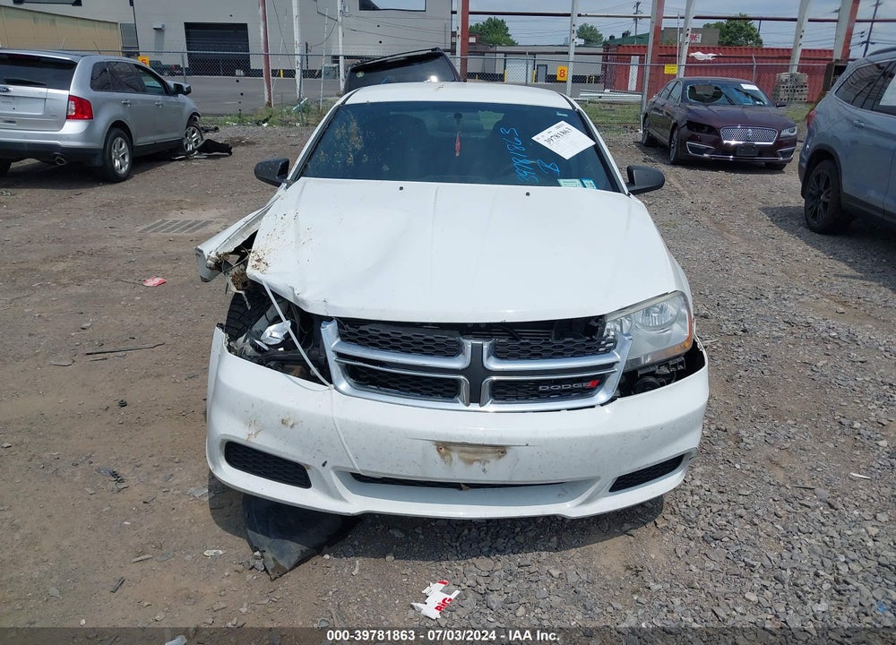 2014 DODGE AVENGER SE VIN: 1C3CDZAB8EN177853
