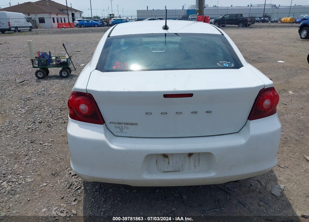 2014 DODGE AVENGER SE VIN: 1C3CDZAB8EN177853