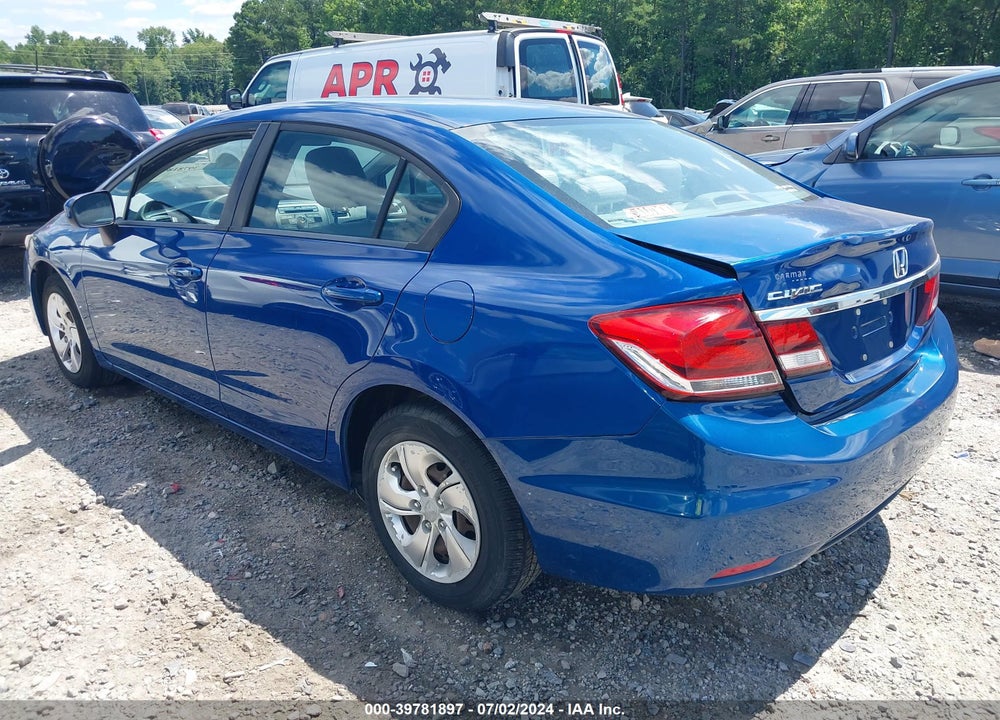 2014 HONDA CIVIC LX VIN: 19XFB2F51EE069278