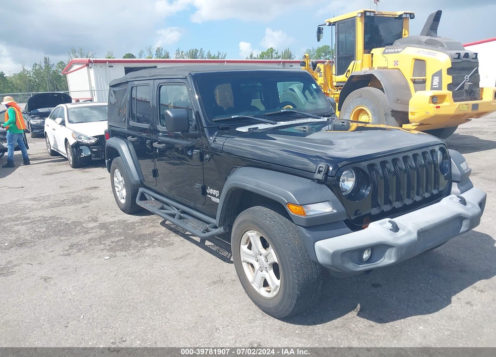 2018 JEEP WRANGLER UNLIMITED SPORT S 4X4 VIN: 1C4HJXDG3JW298350