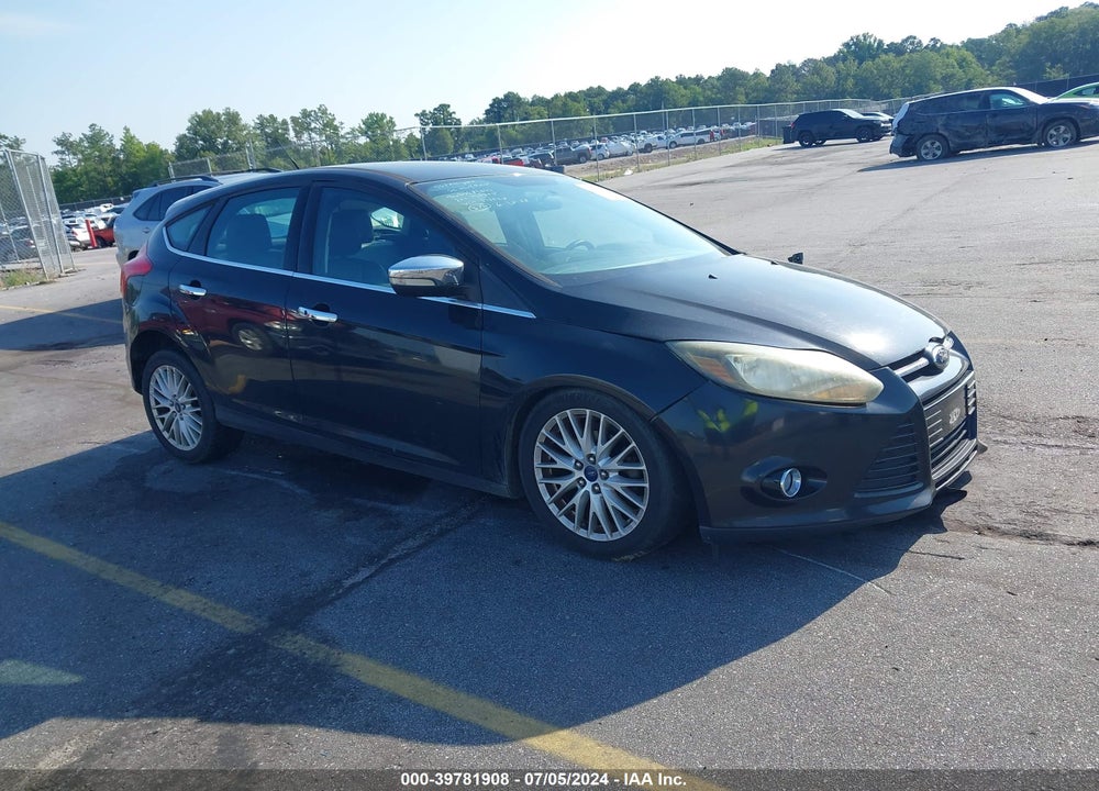 2014 FORD FOCUS TITANIUM VIN: 1FADP3N26EL378425