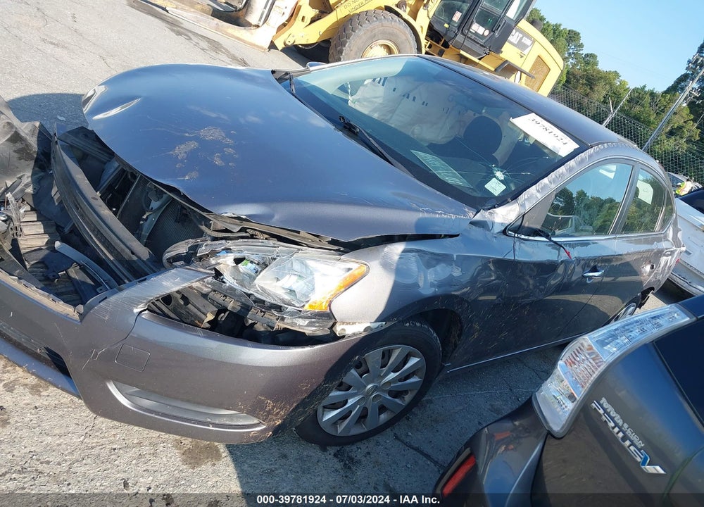 2015 NISSAN SENTRA SV VIN: 3N1AB7APXFY296407