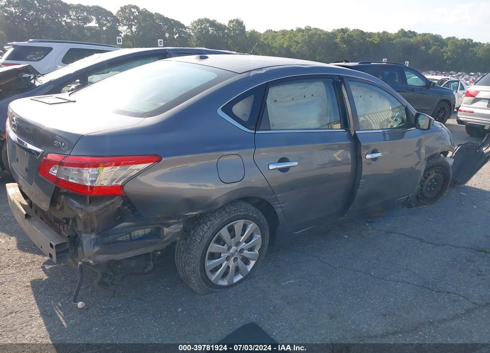 2015 NISSAN SENTRA SV VIN: 3N1AB7APXFY296407