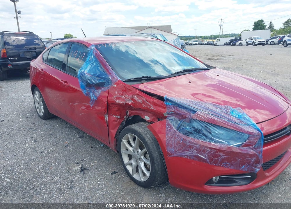 2013 DODGE DART SXT VIN: 1C3CDFBA9DD323444