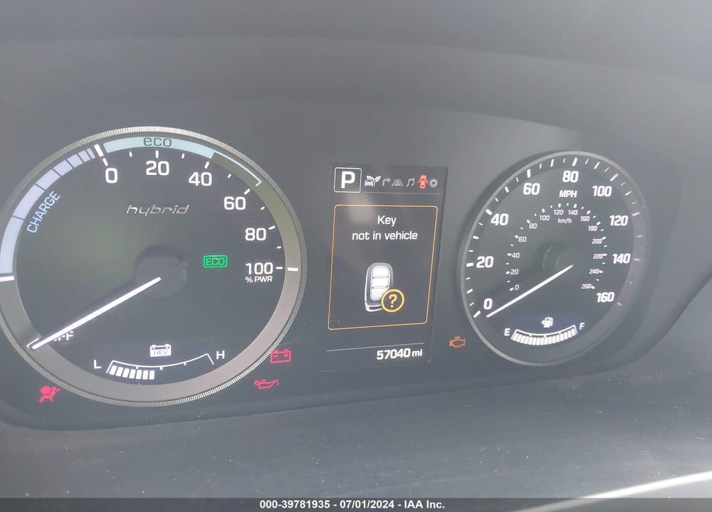 2017 HYUNDAI SONATA HYBRID LIMITED VIN: KMHE34L33HA067865